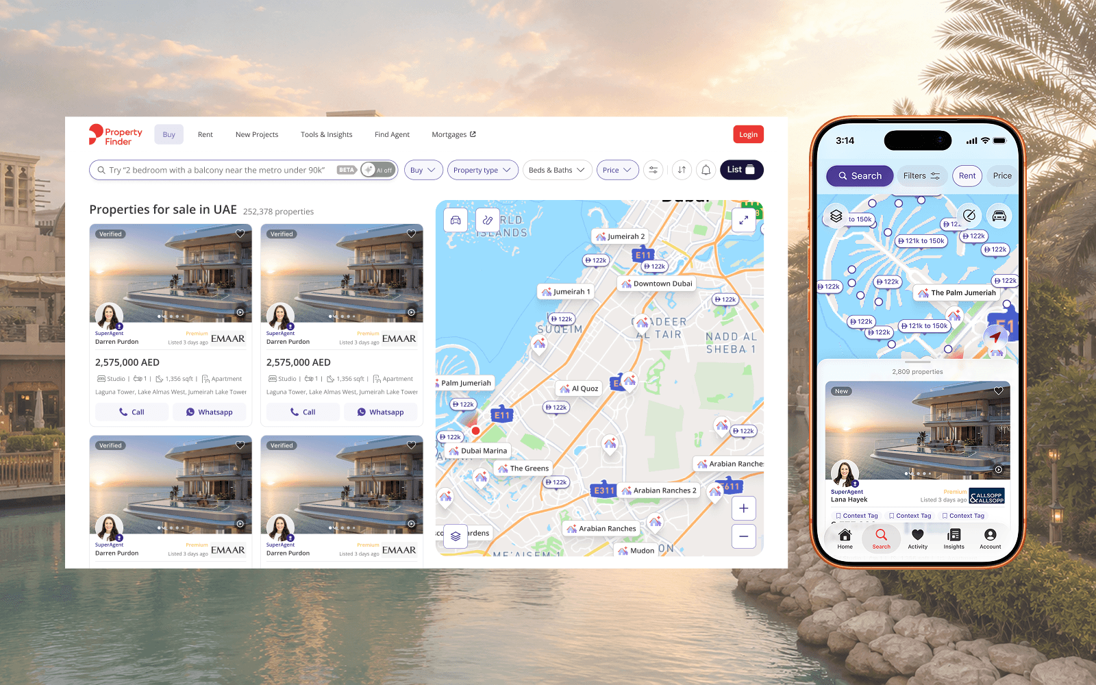 Property Finder's Maps Overhaul